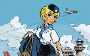 Natacha en aéroport