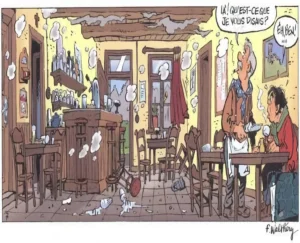 Le Vieux Bleu, une histoire à plume !!!